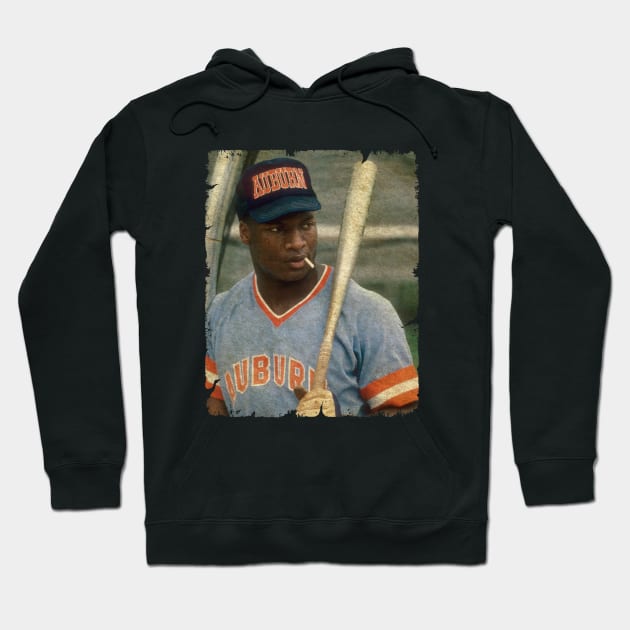 Bo Jackson in Auburn Tigers baseball Hoodie by SOEKAMPTI